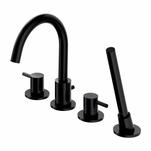 Mezclador de baño Omnires Y negro (Y1232BL)