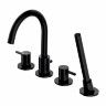 Mezclador de baño Omnires Y negro (Y1232BL)