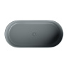 Bañera de piedra Omnires Ovo 160x75 ovalada gris ceniza (OVOWWAG)