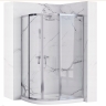 Cabina de ducha Rea Look 80x100x190 cristal de seguridad, transparente, cromado (REA-K7901)