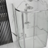 Cabina de ducha Rea Look 80x100x190 cristal de seguridad, transparente, cromado (REA-K7901)