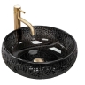 washbasin Rea Ise 42x42 black (REA-U6660)