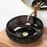 washbasin Rea Ise 42x42 black (REA-U6660)