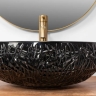 washbasin Rea Ise 42x42 black (REA-U6660)