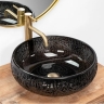 washbasin Rea Ise 42x42 black (REA-U6660)