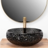 washbasin Rea Ise 42x42 black (REA-U6660)
