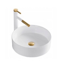 Lavabo Rea Sami 36x36 blanco (REA-U1891)