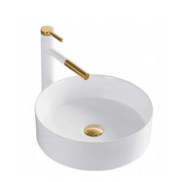 Lavabo Rea Sami 36x36 blanco (REA-U1891)