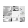 Lavabo Rea Sami 36x36 blanco (REA-U1891)