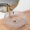 washbasin Rea Ise 40x40 transparent (crystal) (REA-U5070)