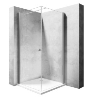 Cabina de ducha Rea Maxim 90x90 cristal de seguridad, transparente, izquierda (REA-K0263)