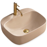 Lavabo Rea Luiza 42,5x50 beige mate (REA-U9609)