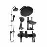 shower system Rea Luis black (REA-P7005)