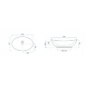 washbasin Rea Wendy 38,1x59 white (REA-U0157)