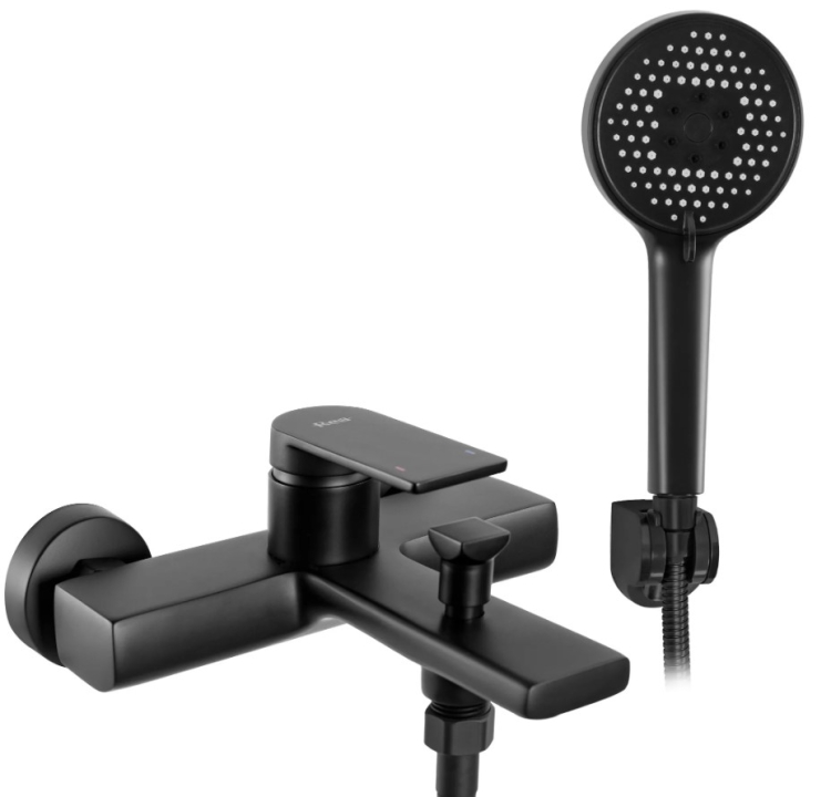 Mezclador de baño y ducha Rea Verso negro mate (REA-B7903)