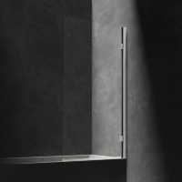 Mampara de ducha Omnires Waterloo 80x150 cm cristal de seguridad cromo/transparente (HMP80XCRTR)