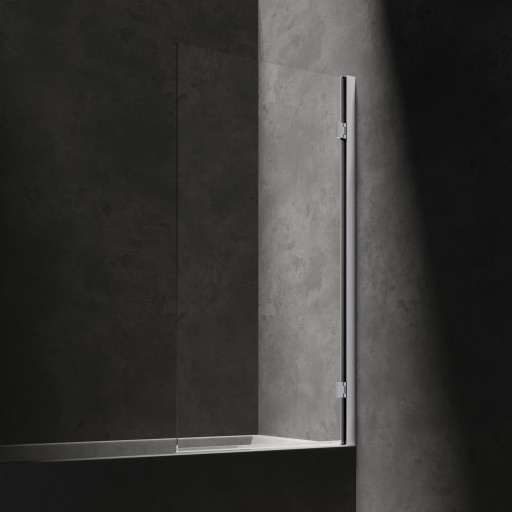 shower doors Omnires Waterloo 80x150 cm safety glass chrome/transp (HMP80XCRTR)