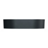 washbasin Omnires Ovo 55x36 black lava (OVOUNBLV)