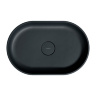 washbasin Omnires Ovo 55x36 black lava (OVOUNBLV)