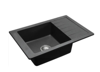 Fregadero de cocina Rea Sten negro (ZLE-00107)