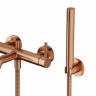 Omnires Y brushed copper bath and shower mixer (Y1231CPB)