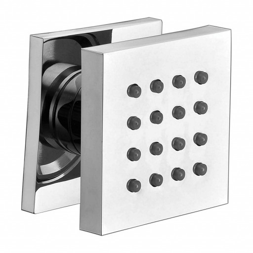 Omnires side jet 6 cm chrome (J09CR)
