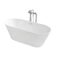 Bañera acrílica Rea Silvano 170x80 + sifón + tapón clic/clack (REA-W0105)