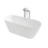 Bañera acrílica Rea Silvano 170x80 + sifón + tapón clic/clack (REA-W0105)