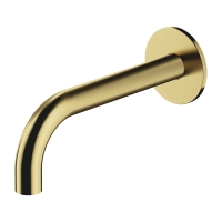 Omnires Y brushed brass wall spout (WDYBSB)