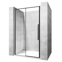 Puerta de ducha Rea Solar 140x195, cristal de seguridad, transparente (REA-K6359)