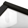 shower cabin Rea Hugo 80x80x200 safety glass, transparent, black (REA-K6600)