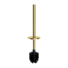 бумагодержатель с полкой и щеткой Omnires Modern Project отдельностоящий, brushed brass (MP60820BSB)