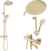 Sistema de ducha Rea Lungo dorado (REA-P4114)
