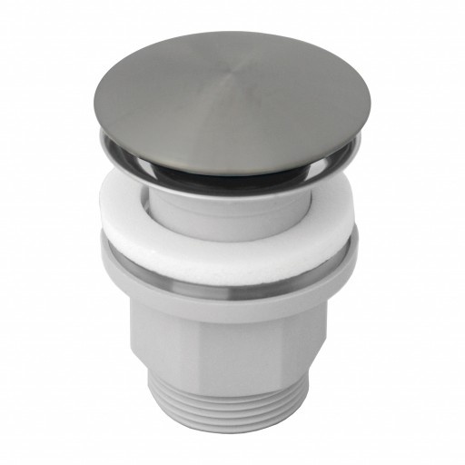 Omnires click-clack inox bottom valve (A64IN)