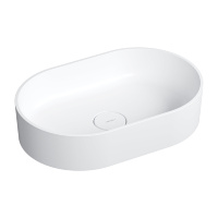 Lavabo Omnires Ovo 55x36 blanco mate (OVOUNBM)