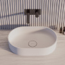 washbasin Omnires Ovo 55x36 white matt (OVOUNBM)