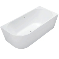 Bañera acrílica Rea Sydney 160x75 derecha, blanca (REA-W8801)