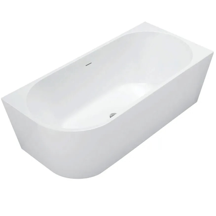 acrylic bathtub Rea Sydney 160x75 right, white (REA-W8801)