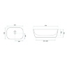 washbasin Rea Claudia 34x51 white (REA-U6644)
