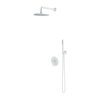 concealed shower system Omnires Y white matt (SYSY35WM)