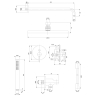 concealed shower system Omnires Y white matt (SYSY35WM)