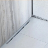 Tira decorativa Rea 140 níquel mate, derecha (REA-K3222)