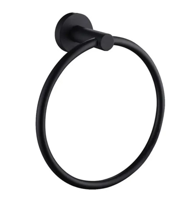 Toallero Rea Mist negro (REA-06904)