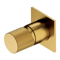 Mezclador de ducha empotrado Omnires Contour, cepillo dorado (CT8045GLB)