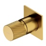 Omnires Contour concealed shower mixer, gold brush (CT8045GLB)