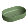 washbasin Omnires Ovo 55x36 olive (OVOUNOL)