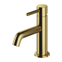 Mezclador de lavabo Omnires Y de latón cepillado (Y1210NBSB)