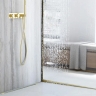 Tira decorativa Rea 120 oro mate, izquierda (REA-K3206)