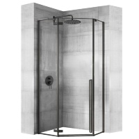 Cabina de ducha Rea Diamond 100x100 cristal de seguridad, transparente (REA-K5623)
