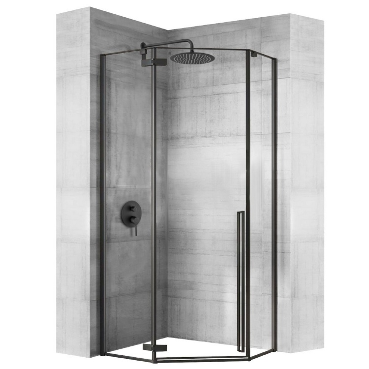 Cabina de ducha Rea Diamond 100x100 cristal de seguridad, transparente (REA-K5623)
